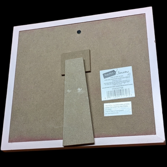 Signature Select Seasons Clip Picture Frame Decor with Easel Pink & Red NWT - Picture 11 of 13